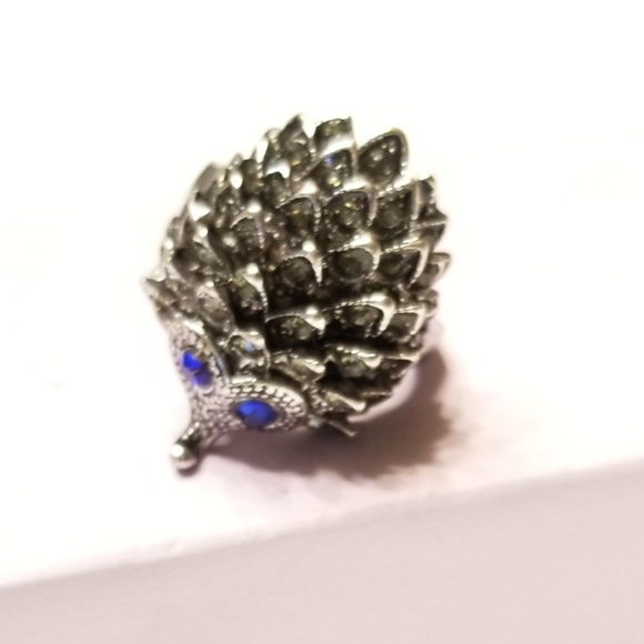 HEDGEHOG RING GOLD Rhinestone Statement Ring - Picture 5 of 5